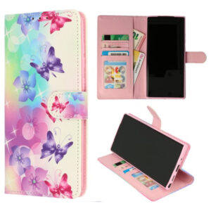 IPhone 16, 16 Plus, 16 Pro, 16 Pro Max – Book Case med Tryckt Design